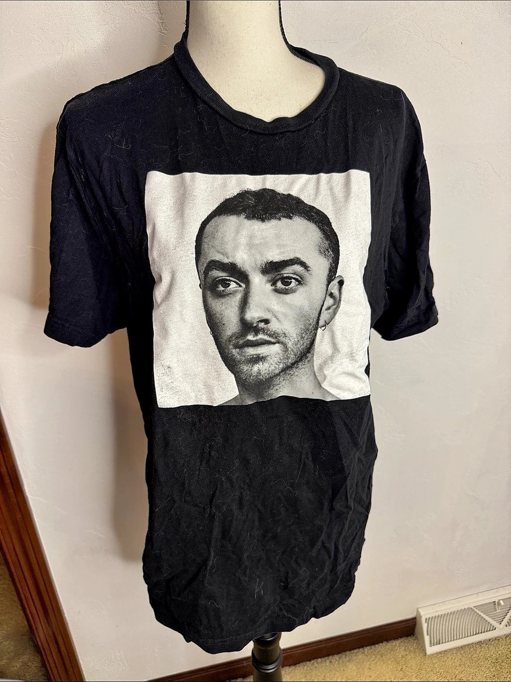 Sam Smith The Thrill of It All Tour 2018 T-Shirt XL